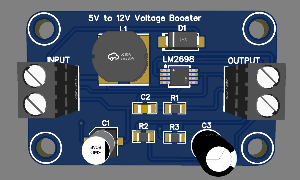 5V to 12V Voltage Booster