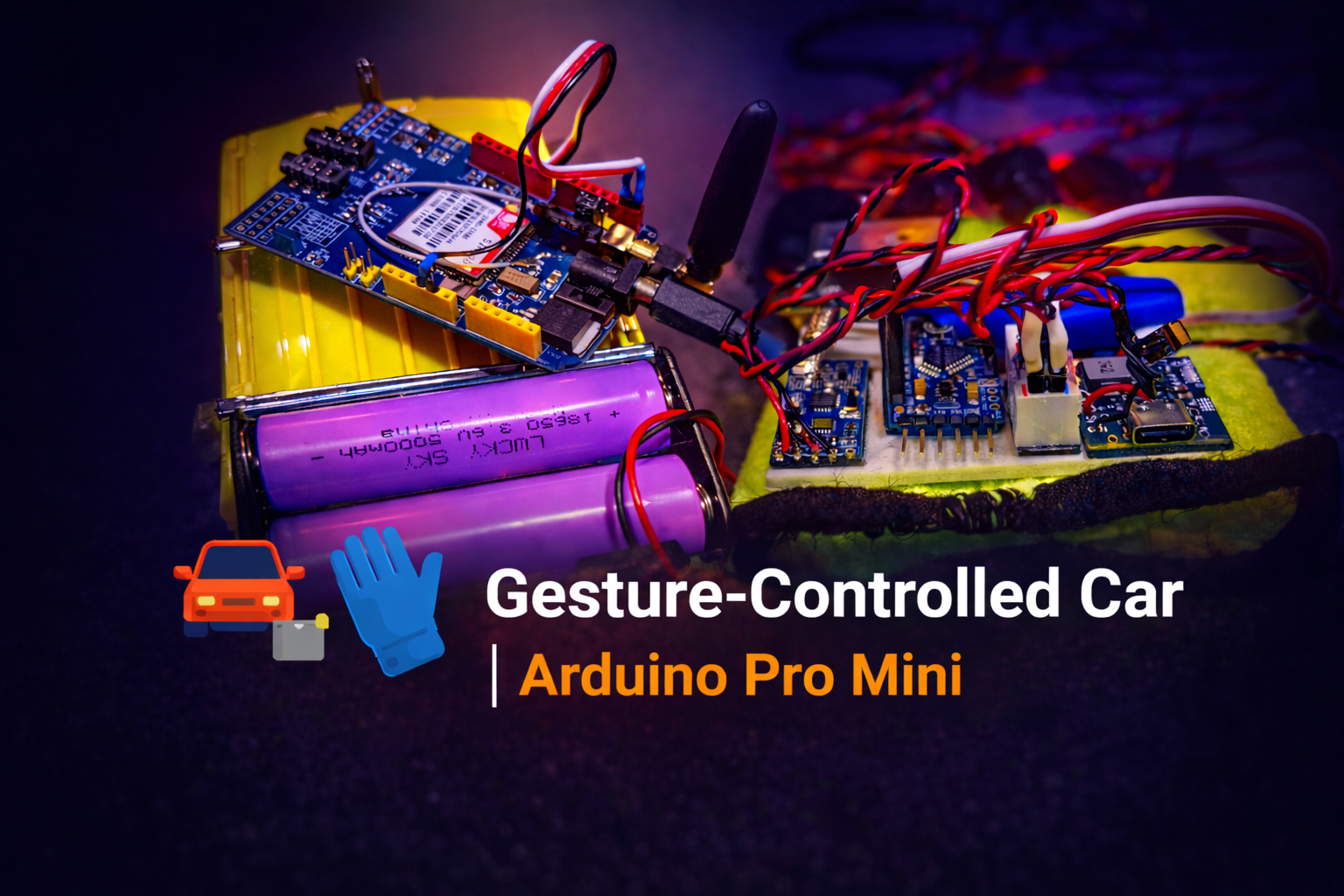 Hand Gesture Controlled Car